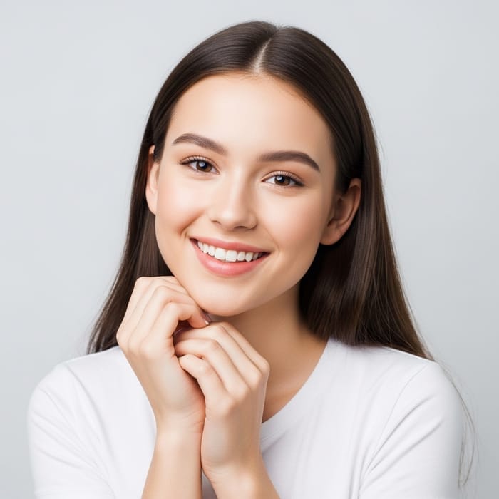 Youthful Freshness | Pure Innocence - Beautiful Girl with Smooth Skin Youthful Freshness | Pure Innocence - Beautiful Girl with Smooth Skin