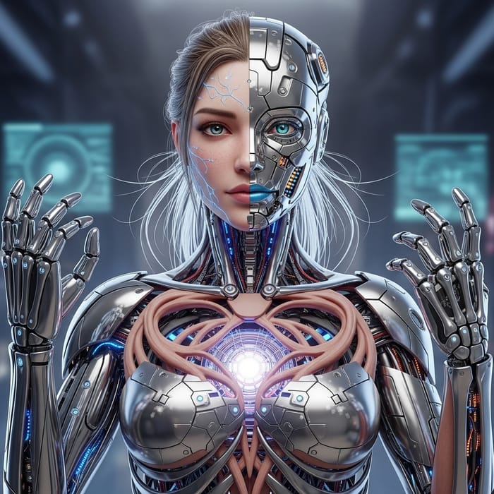 Perfect Beautyful Cyborg: High-Tech Design in HD Perfect Beautyful Cyborg: High-Tech Design in HD