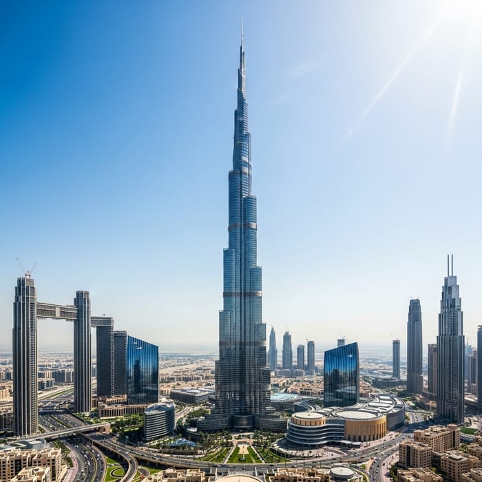 Burj Khalifa - Iconic Skyscraper in Dubai Burj Khalifa - Iconic Skyscraper in Dubai