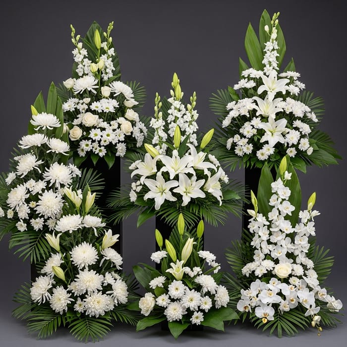 Elegant White Floral Arrangements