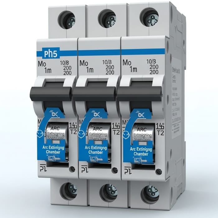 Three-Pole Contactor | Circuit Breaker Safety