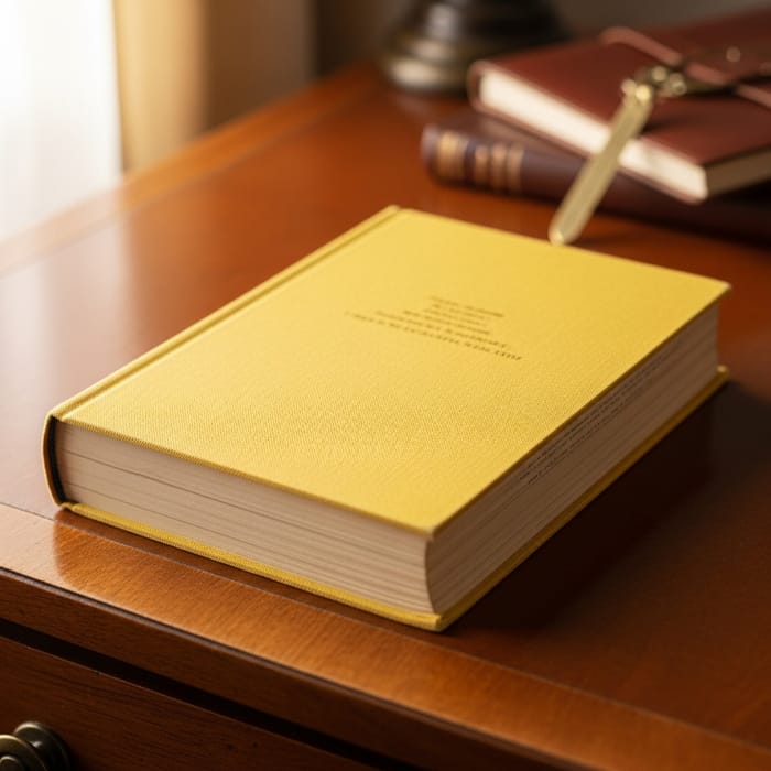 Yellow Book - Book with a Yellow Cover
