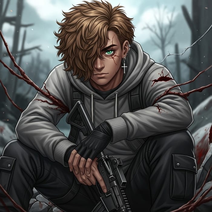 Unique Features of Mixed Race Male in Zombie Apocalypse Setting Unique Features of Mixed Race Male in Zombie Apocalypse Setting
