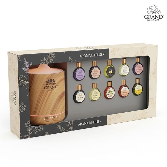 Aroma Diffuser Package - Stylish & Soothing Aroma Diffuser Package - Stylish & Soothing