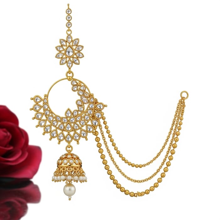 Pahadi Nath Jewelry | Elegant Indian Nose Ring Pahadi Nath Jewelry | Elegant Indian Nose Ring
