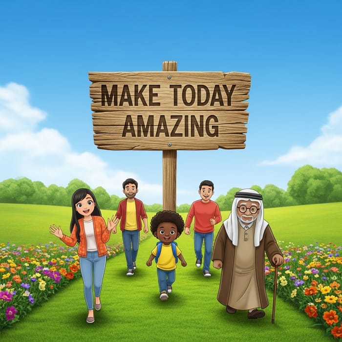 Make Today Amazing Landscape