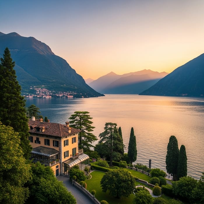 Tranquil Lakeside Villa on Lake Maggiore