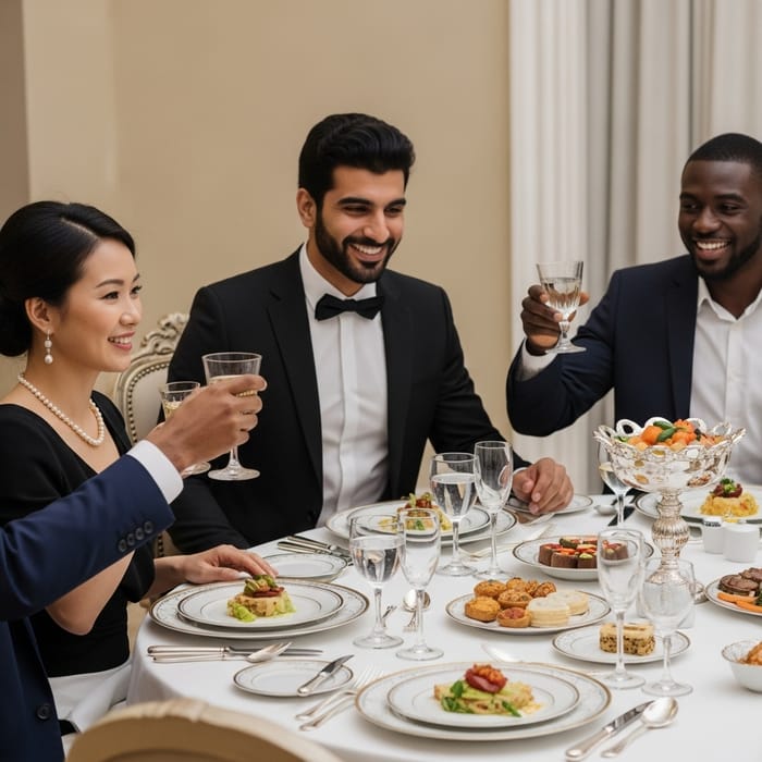 Elegant Dinner Toast: A Celebration of Diversity Elegant Dinner Toast: A Celebration of Diversity