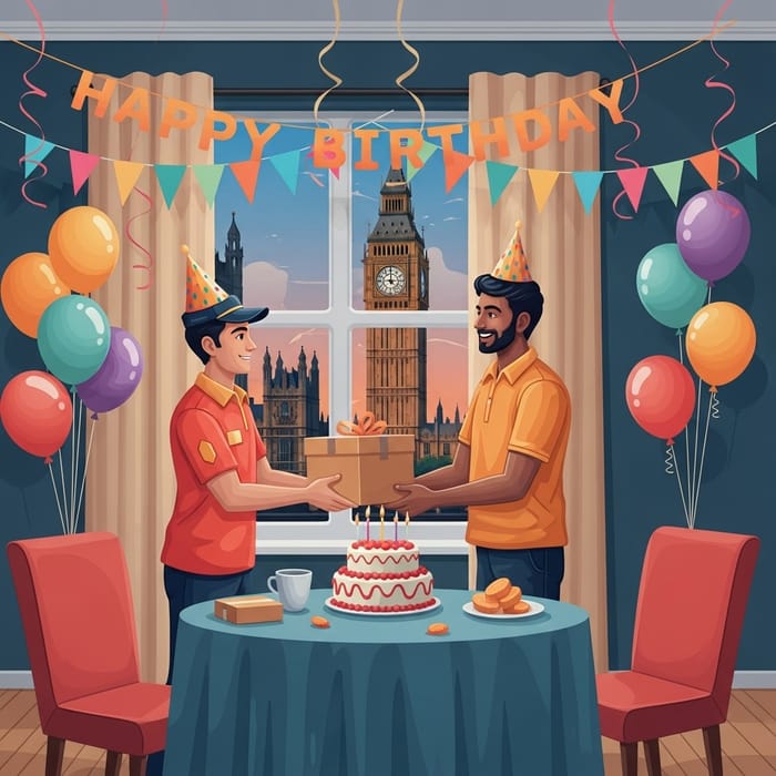 Birthday Surprise with Big Ben View in London
