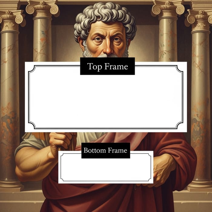 Marcus Aurelius Instagram Story Template - Ancient Wisdom Inspires