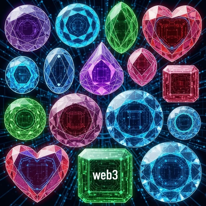 Web3 Gems: Futuristic Gemstones for the Crypto Era