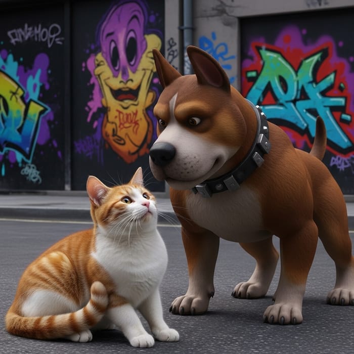 Virtual Showdown: Cat vs Dog in GTA 5 Virtual Showdown: Cat vs Dog in GTA 5