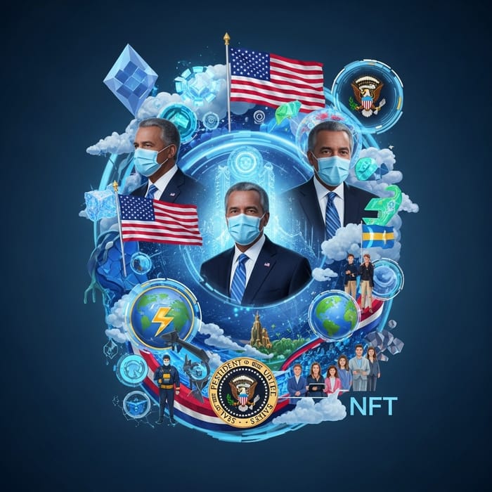 NFT Artwork Celebrating Biden's Vision and Leadership NFT Artwork Celebrating Biden's Vision and Leadership