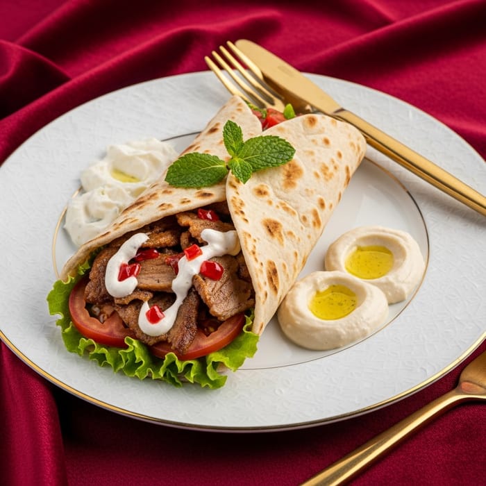 Exquisite Gourmet Shawarma | Velvety Culinary Delight Exquisite Gourmet Shawarma | Velvety Culinary Delight
