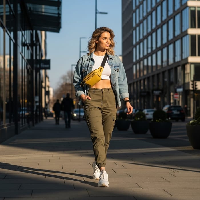 Laura Berlin in Stylish Urban Streetwear Laura Berlin in Stylish Urban Streetwear
