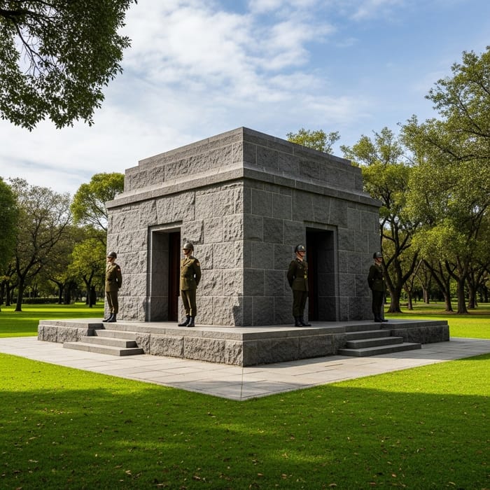 Lăng Bác - Historic Gray Granite Structure Lăng Bác - Historic Gray Granite Structure