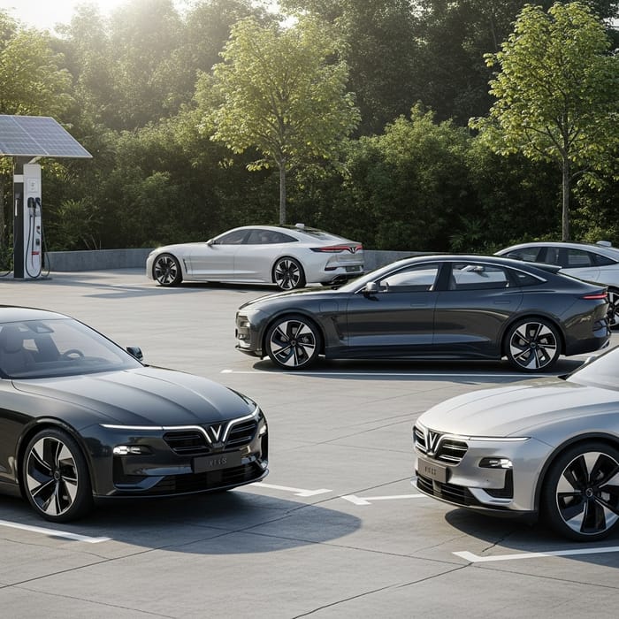 Vinfast Electric Cars - Futuristic Design Showcase