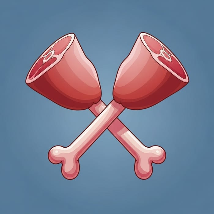 Classic Ham Bones X Illustration | Playful Design Classic Ham Bones X Illustration | Playful Design