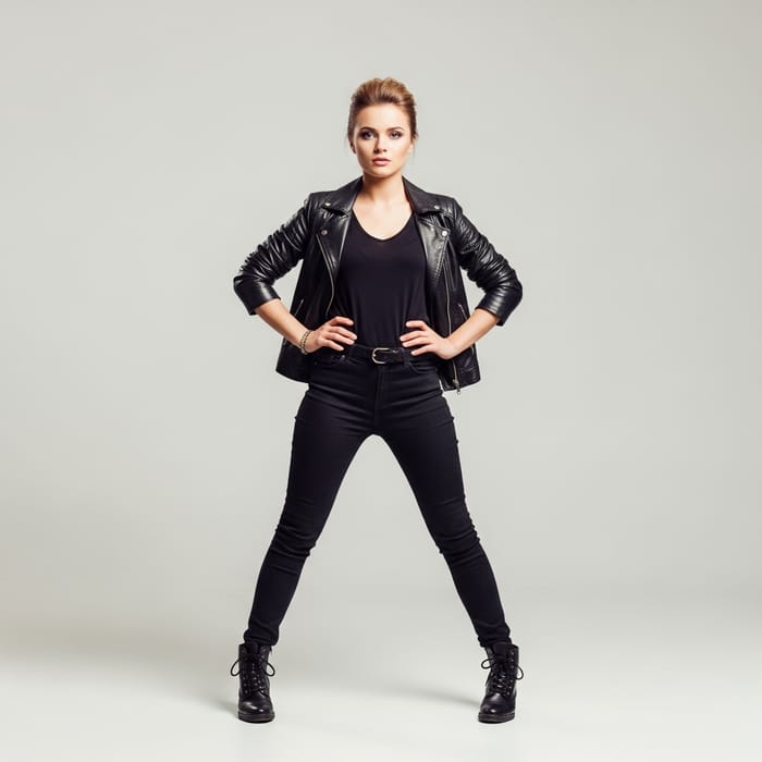 Confident and Trendy Young Adult Female | Stylish Modern Portrait