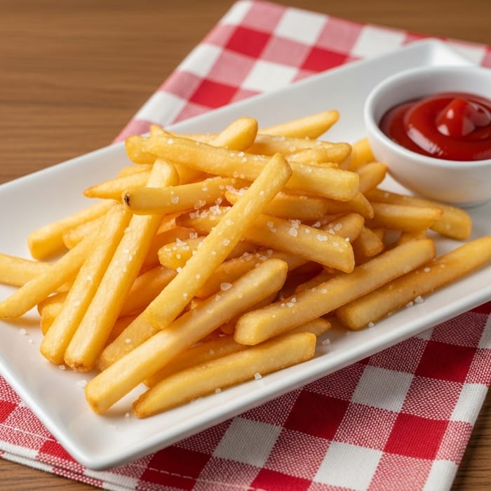 Crispy Golden French Fries | Perfectly Salted