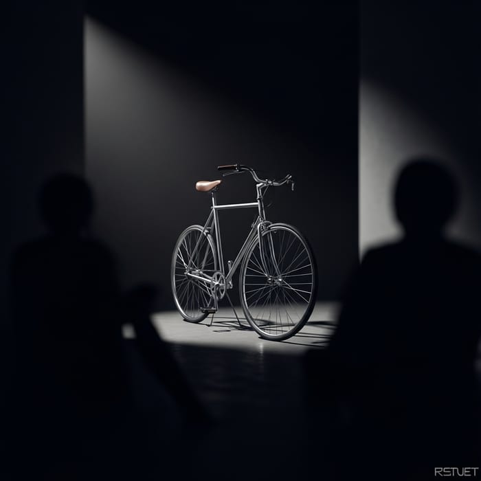 Mystical Bicycle in a Dark Setting Mystical Bicycle in a Dark Setting
