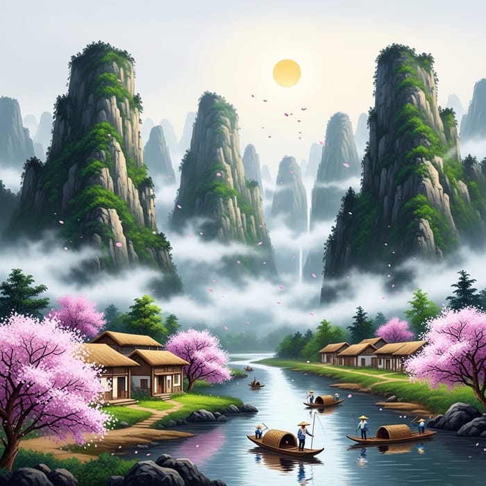 Chinese Landscape Painting: 'Shanshui' Chinese Landscape Painting: 'Shanshui'