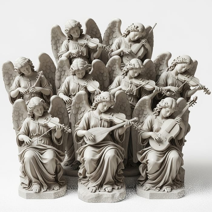 Marble Angels Choir in Michelangelo Style | Serene Instrumental Music at 432 Hz