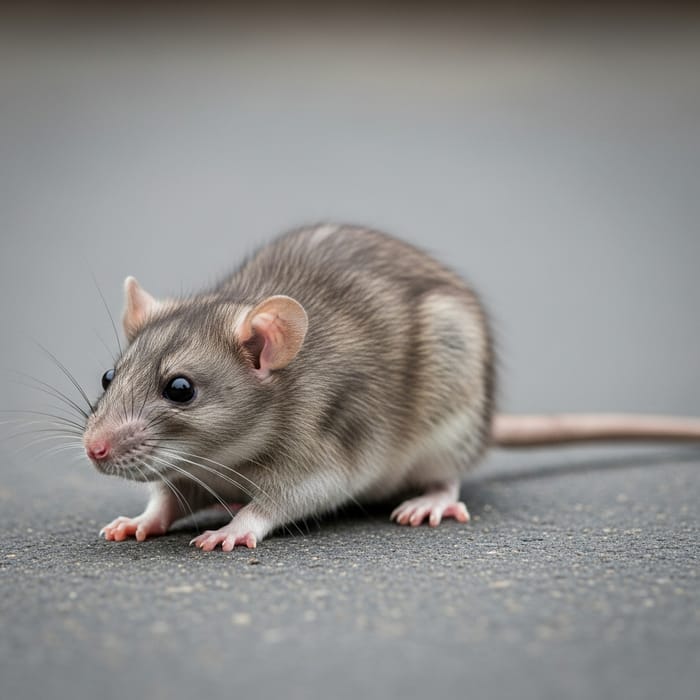 Energetic Urban Rat: Curious Street-Smart Creature Energetic Urban Rat: Curious Street-Smart Creature