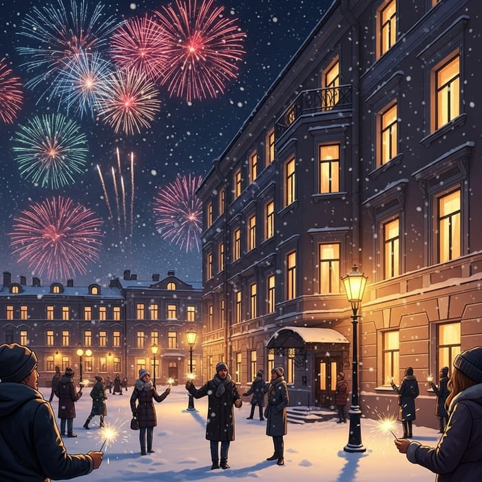 New Year's Eve at Apart-Hotel in Saint Petersburg