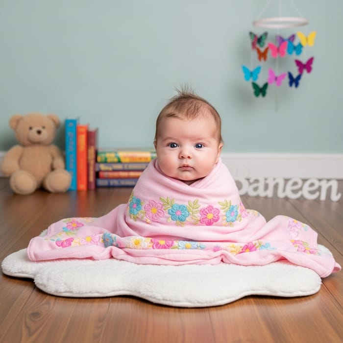 Chubby Cheeks & Blue Eyes | Baneen in Pastel Nursery Room Chubby Cheeks & Blue Eyes | Baneen in Pastel Nursery Room