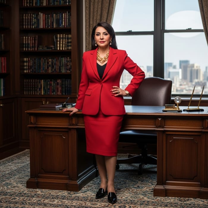 Stylish Middle-Eastern Leader | Elegance & Power
