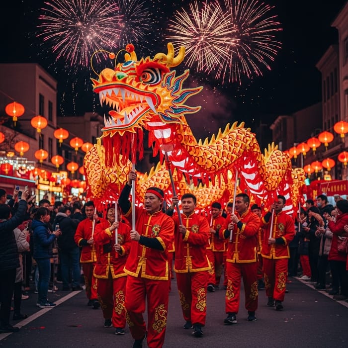 Dragon China New Year Celebration Dragon China New Year Celebration