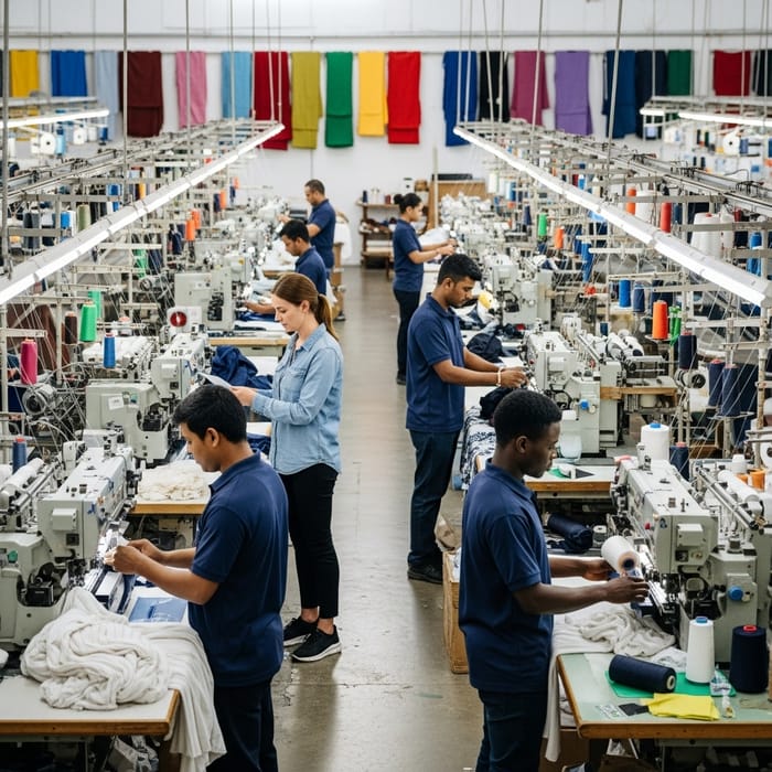 Vibrant Textile Manufacturing Company Services