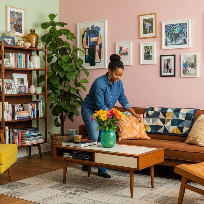 Cozy & Eclectic Home Decor: Unique Blend of Vintage & Contemporary Styles