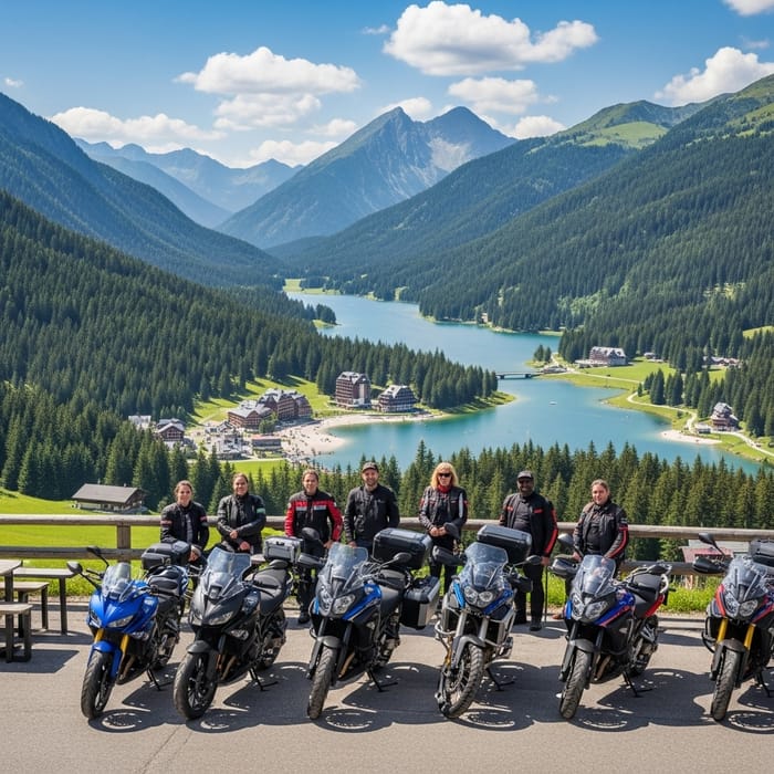 Breathtaking Motorcycle Retreat in Europe's Splendid Mountains Breathtaking Motorcycle Retreat in Europe's Splendid Mountains