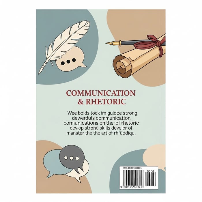 Sophisticated Communication & Rhetoric Bookcover Design