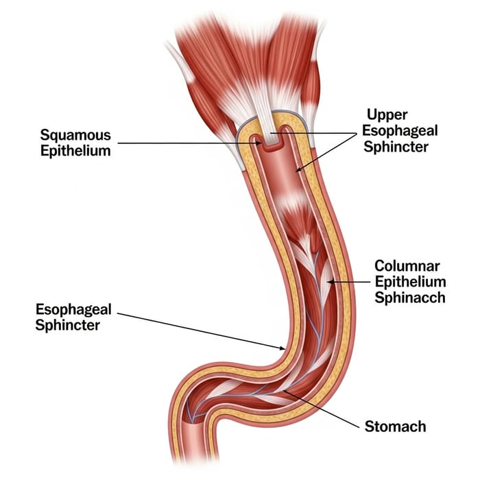 Human Esophagus Anatomy: Structure, Layers & Functions Human Esophagus Anatomy: Structure, Layers & Functions