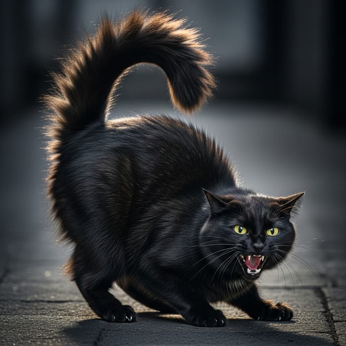 Enraged Cat | Displaying Anger | Pet Behavior Insight