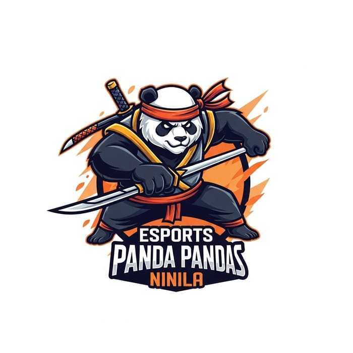 Panda Ninja Anime Logo | For Esports Panda Ninja Anime Logo | For Esports