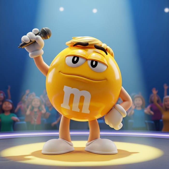 Eminem Impersonates as an M&M Character
