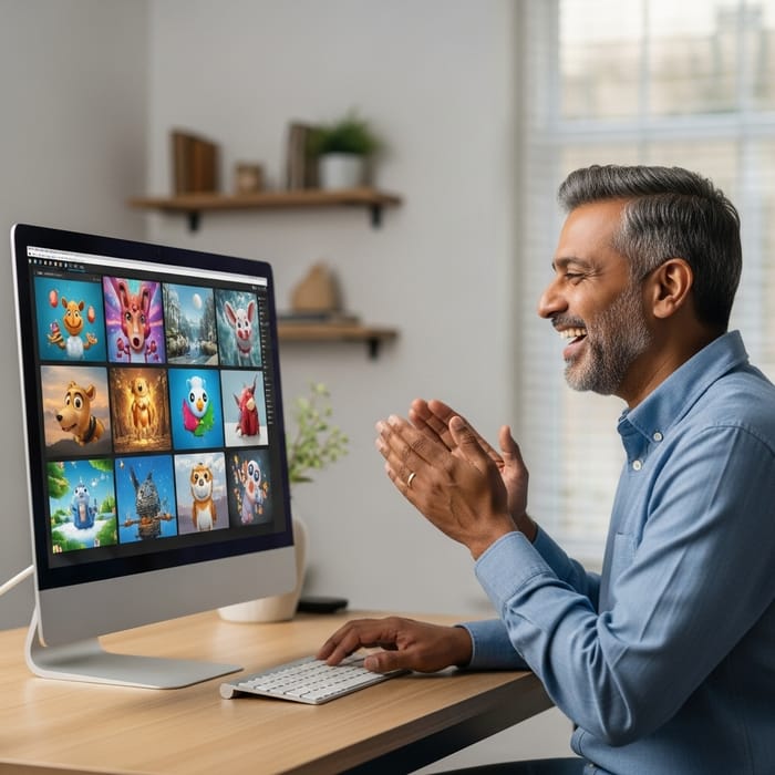 Creative Image Generation with AI: A Man's Journey Creative Image Generation with AI: A Man's Journey