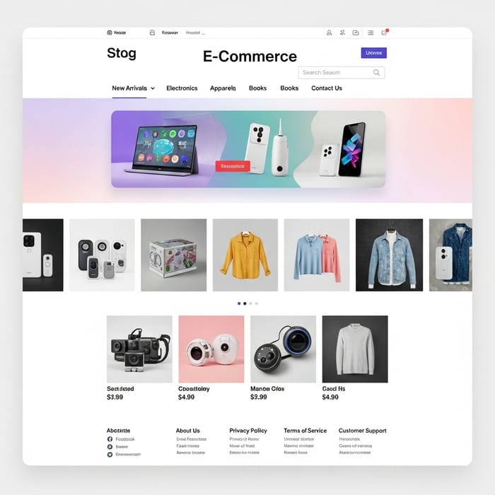 Sleek Website Design | Variety of Products Available Sleek Website Design | Variety of Products Available