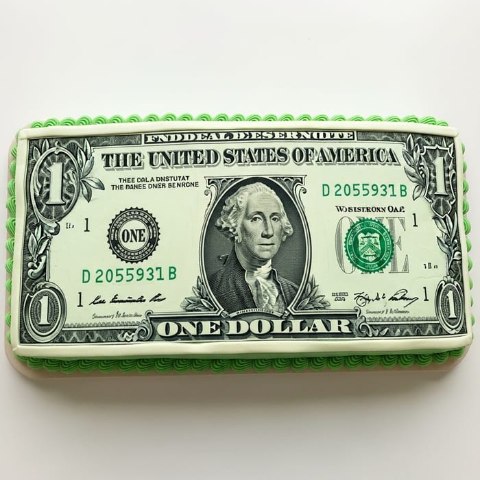 Easy 1 Dollar Cake Recipe | Creative Confection Design
