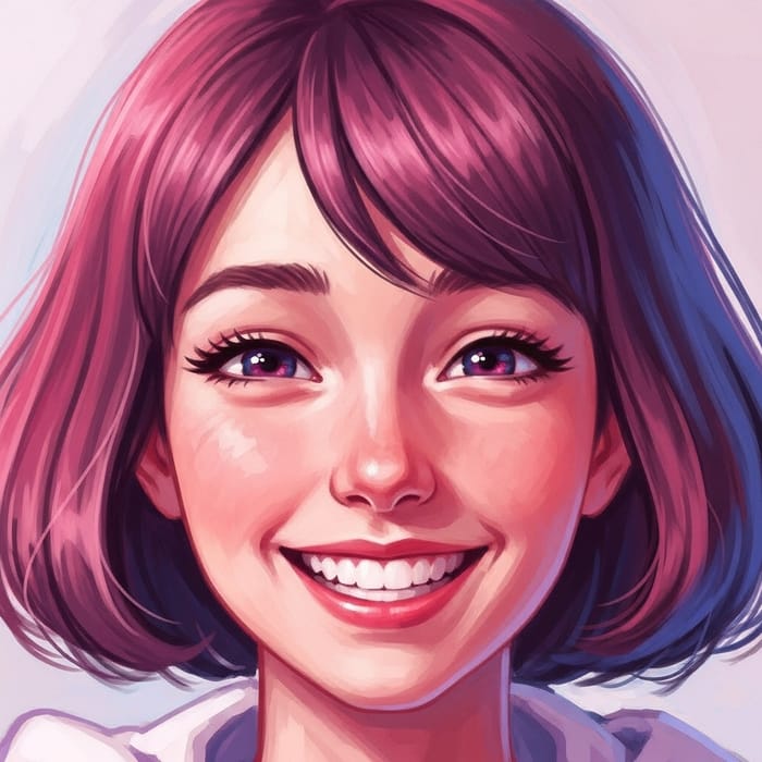 Mahiru Shiina Close-Up Portrait | Vibrant Anime Aesthetics Mahiru Shiina Close-Up Portrait | Vibrant Anime Aesthetics