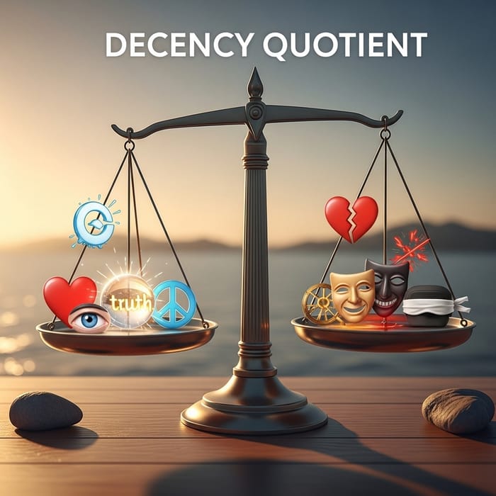 Decency Quotient: Symbolizing Compassion, Honesty & Respect