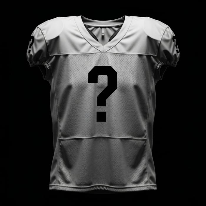 Athletic Mystery: The Shadowed Football Jersey