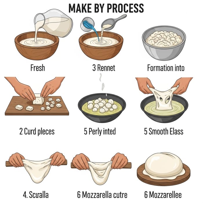 Step-by-Step Mozzarella Cheese Recipe Guide Step-by-Step Mozzarella Cheese Recipe Guide
