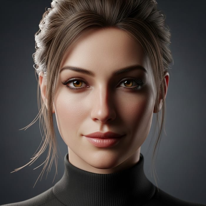 Cinematic Portrait of Olga Makarova: Stunning Details and Realism Cinematic Portrait of Olga Makarova: Stunning Details and Realism
