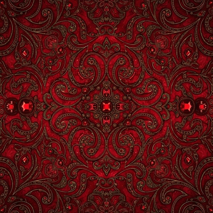 Royal Red Crown Texture - Elegant Regal Design Royal Red Crown Texture - Elegant Regal Design