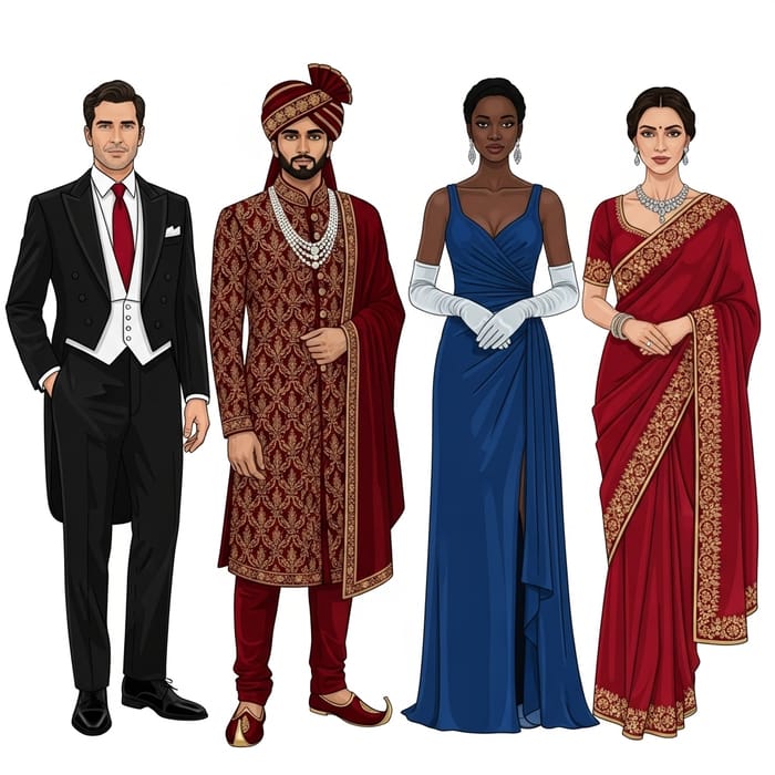 Formal Attire Collection | Exquisite Global Elegance